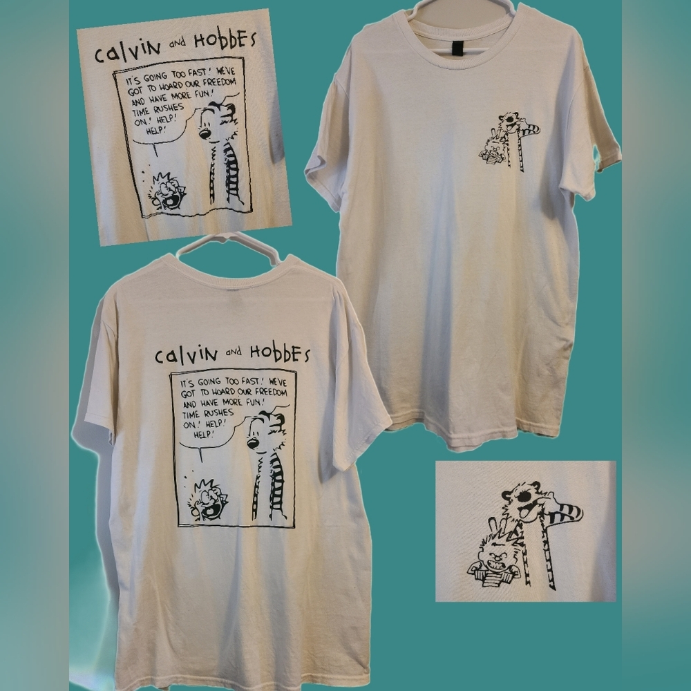 Calvin and Hobbes "Hoard Our Freedom" Shirt